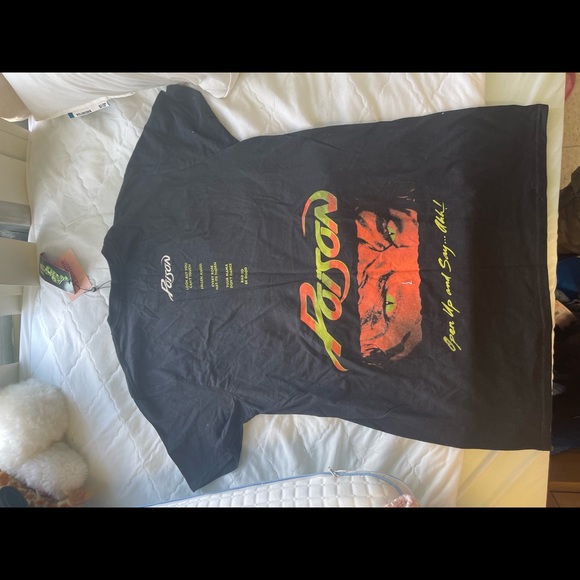 Black Poison Graphic Oversized T-shirt - Picture 4 of 5